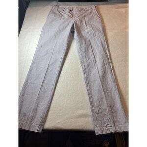 Brooks Brother Seersucker Striped Mens Pants Size 34x34 Blue & White Cotton